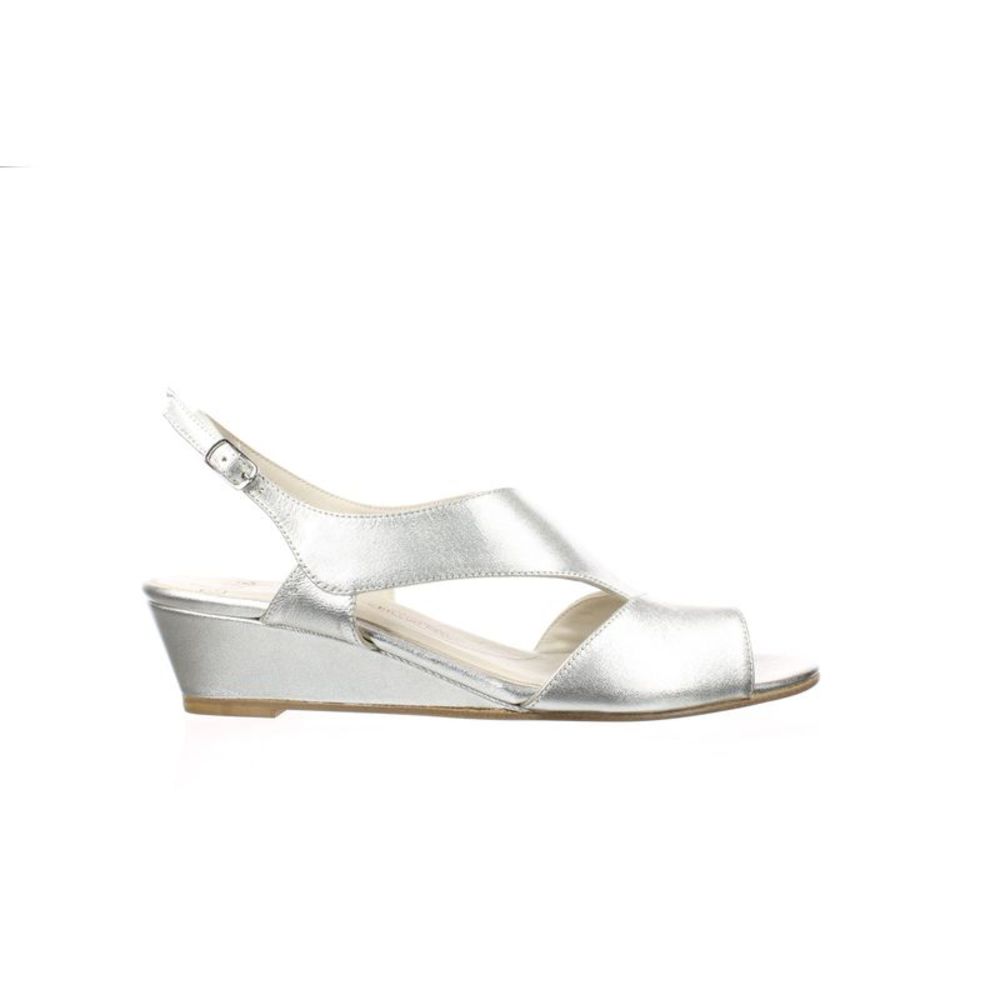 Amalfi Womens Morando Silver Slingbacks Size 8 Narrow (AA, N)